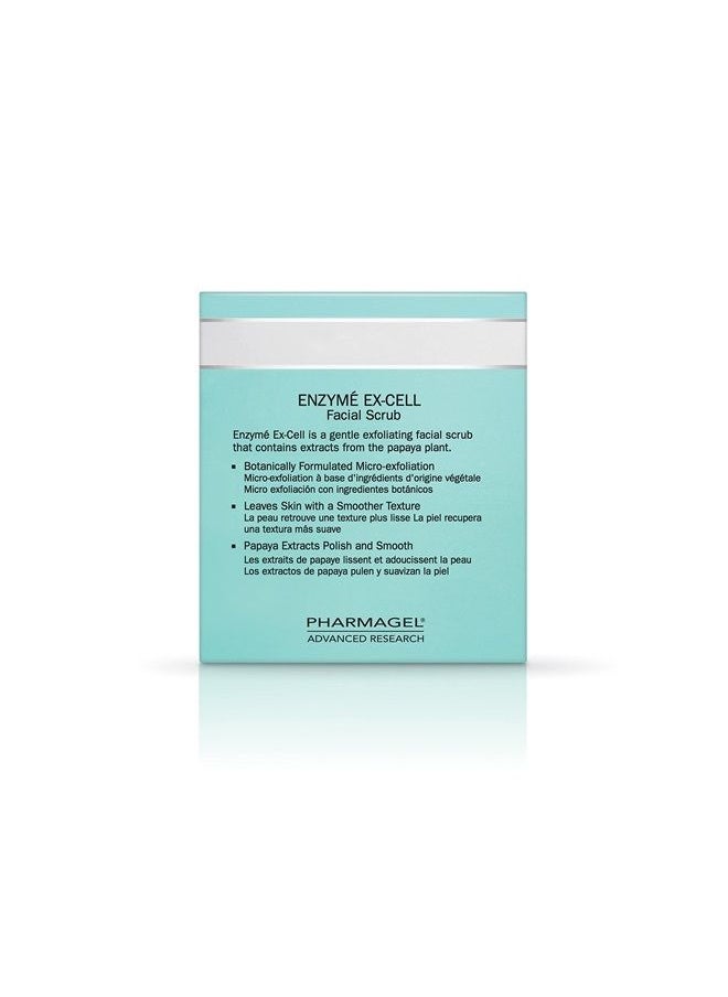 Pharmagel Enzyme Ex-Cell - Gentle Papaya Face Exfoliator Scrub for All Skin Types - 18 Ounces  - Image 2