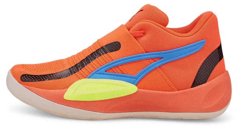 PUMA Rise NITRO Mens Orange Basketball Shoes - Image 1