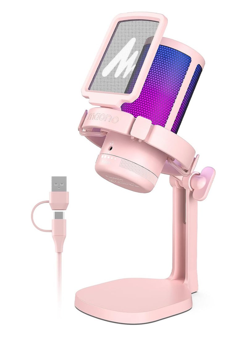 ماونو DGM20 GamerWave Condenser USB Gaming RGB Microphone - Image 1