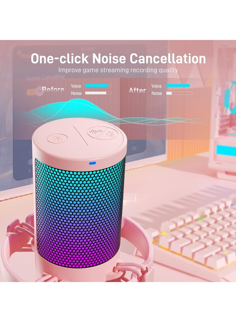 ماونو DGM20 GamerWave Condenser USB Gaming RGB Microphone - Image 2