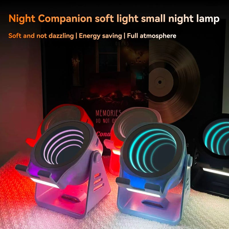 Bluetooth Speaker Stand Purple ABS 3-In-1 Desktop Device - RGB Night Light Speaker with Beat-Synced LED for Gaming Setup Dorm Room - Image 3