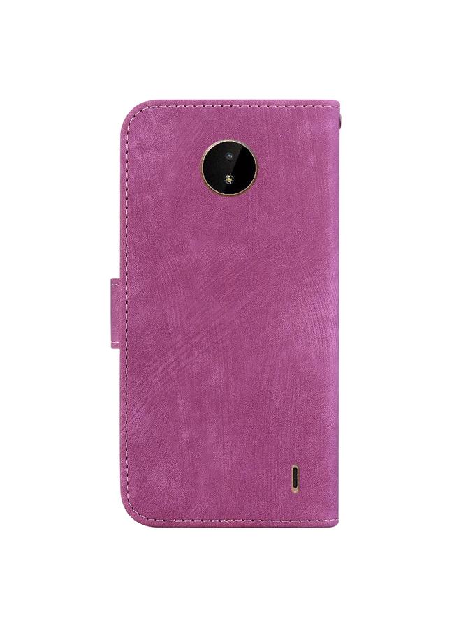 اس-توب جراب لهاتف Nokia C20 / C10، جراب جلدي منقوش عليه نمر صغير - Image 3