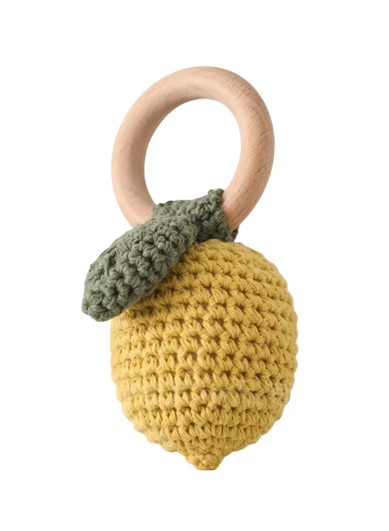 Bambimici Lemon Handmade Crochet Teether