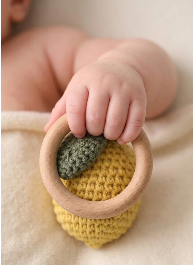 Bambimici Lemon Handmade Crochet Teether