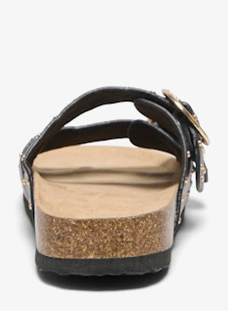 Only Black Casual Slip On Sandals for Women | Best Price UAE