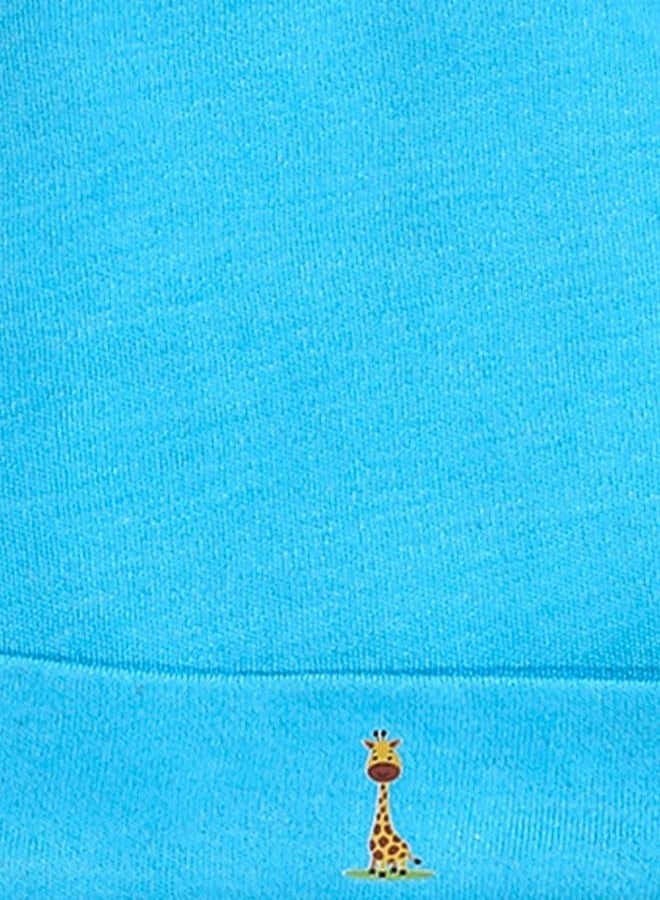 BUMZEE طقم قبعة وقفازات وجوارب قطنية زرقاء للأولاد من بامزي، مناسب للأعمار من 0 إلى 3 أشهر (Peb9483) - Image 5