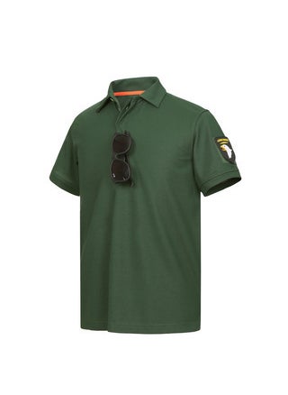 Generic - Special Forces Tactical Polo Shirt Short Sleeve Army Green Lapel - Image 1