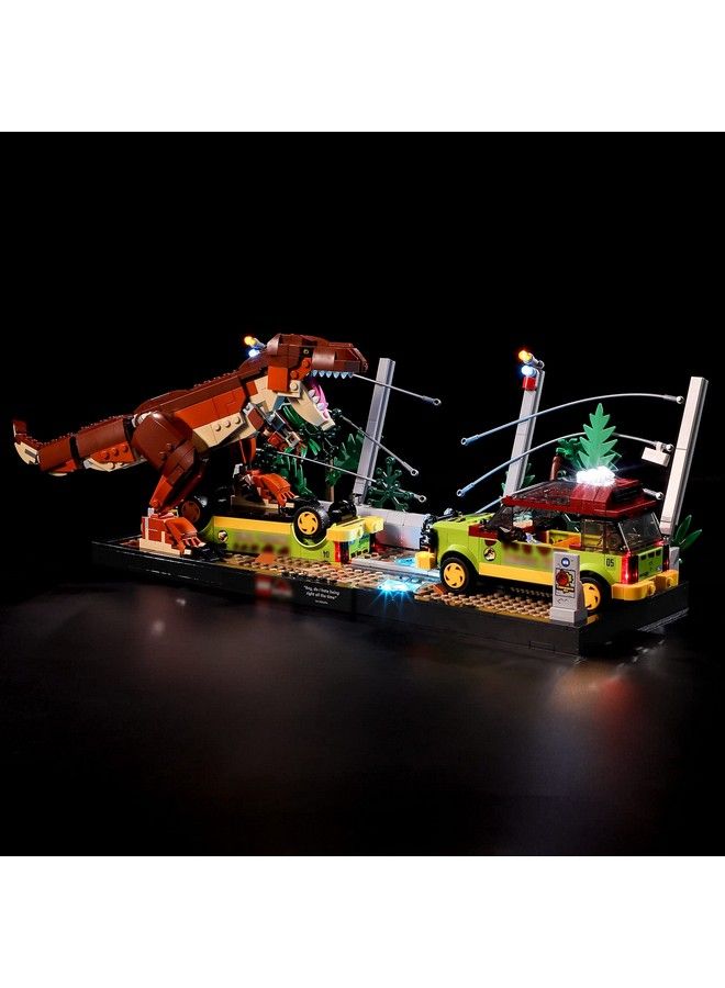 BRIKSMAX Light For Lego T. Rex Breakout 76956 Led Lighting Kit Compatible With Lego 76956 Not Include The Lego Set - Image 1