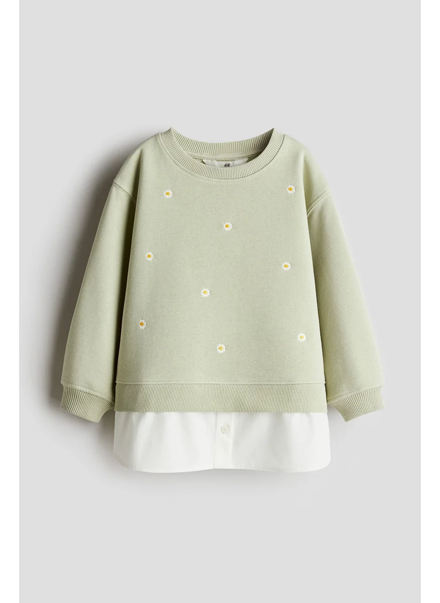 اتش اند ام Double-Layered Sweatshirt