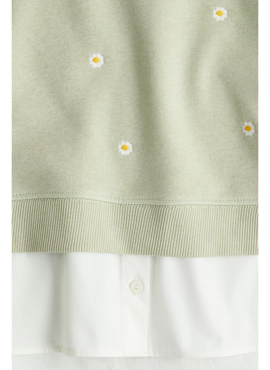 اتش اند ام Double-Layered Sweatshirt