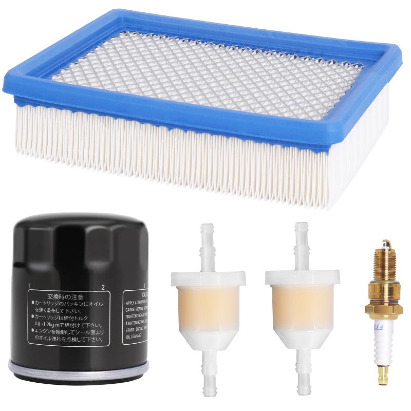 Podoy Golf Cart Tune Up Kit Compatible With Club Car Ds 1992-2004 4-Cycle Gas Cart With Fe290 Fe350 Engines 1015426 1016467 41016467 1013684 1014522 102003201Air Oil Fuel Filter And F7Tc Spark Plug - Image 1