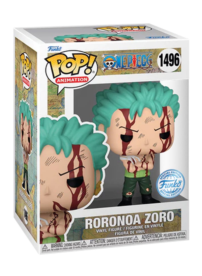 Funko فانكو بوب! أنيميشن: ون بيس زورو لا شيء حدث تمثال فني حصري من الفينيل - Image 1