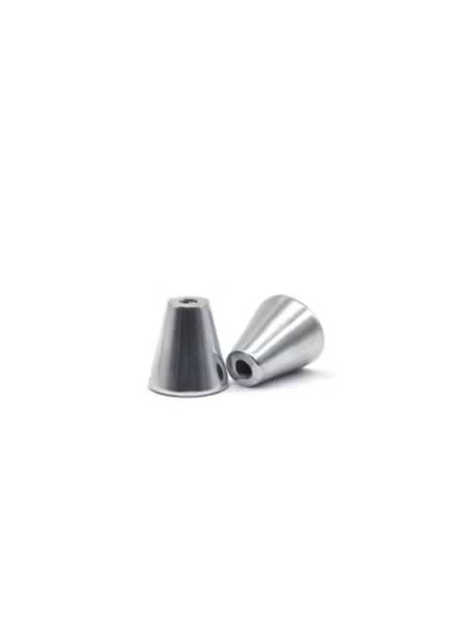 LTR Pack of 2 Aluminum Skinny Candle Holders – Silver Decorative Candle Stand for Home Décor, Dining Table, Living Room & Gifting - Image 2