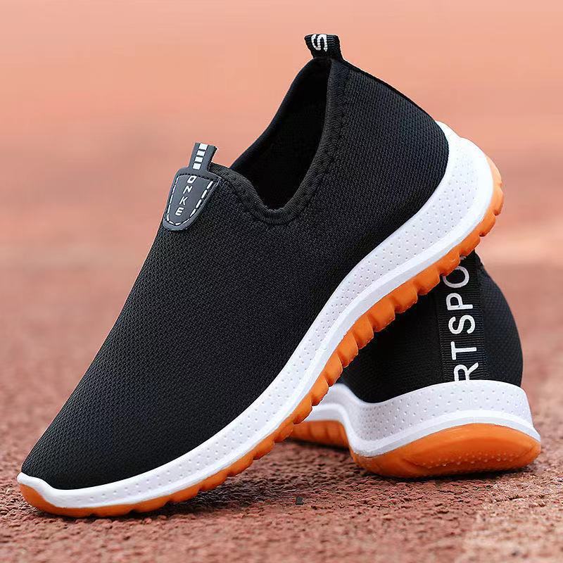 Old Beijing cloth shoes men and women with canvas shoes breathable middle-aged and old parents walking casual mesh shoes wholesale - Image 2