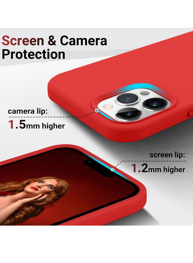 BORTONY iPhone 12 Pro Max Case Liquid Silicone Anti Scratch Anti Fingerprint Soft Silky Touch Shockproof Protective Cover for Apple iPhone 12 Pro Max  - Image 4