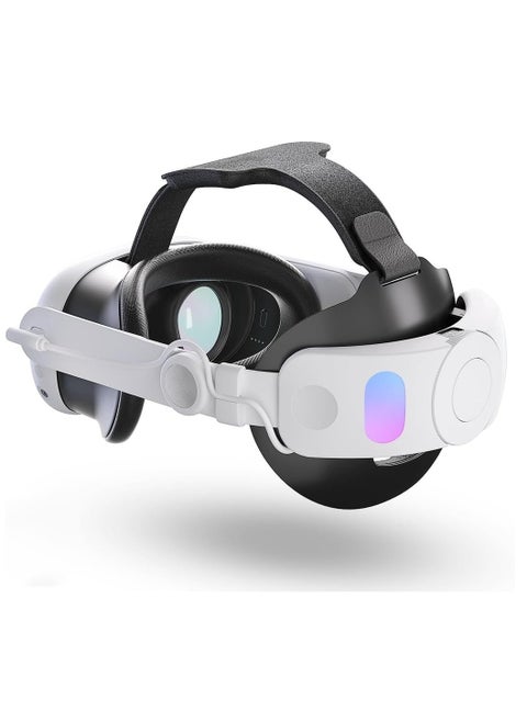 Head Strap With Battery Pack For Quest 3: 6000mAh Elite Strap Replacement Adjustable Headstrap VR Accessories For Quest 3