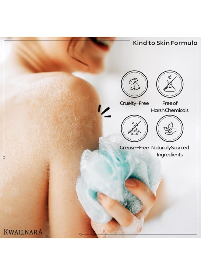 Kwailnara Peach Milk Body Wash (19.75 Fl Oz) – Korean Body Cleanser for Clear & Bright Skin | Milk Protein, Royal Jelly & Vitamin-Rich Peach Extract | Paraben-Free with Gentle Bubbles - Image 5