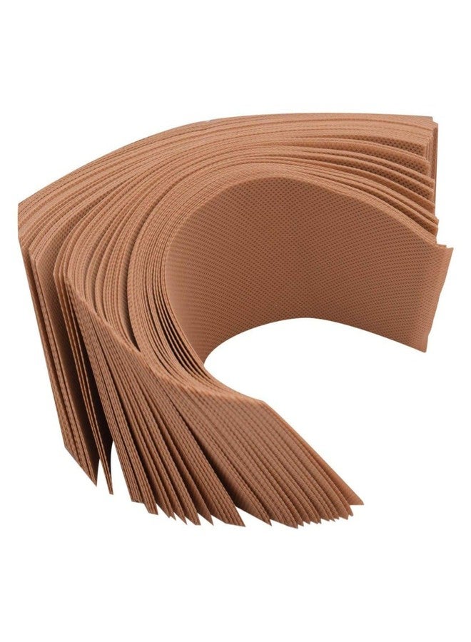 Zusaca Hair Removal Waxing Paper Sheets Non Woven Disposable Wax Strips Soft Tear Resistant Fabric Salon Professional Hygiene Standard Thick 120 GSM Wax Paper (75pcs) (Brown) - Image 4
