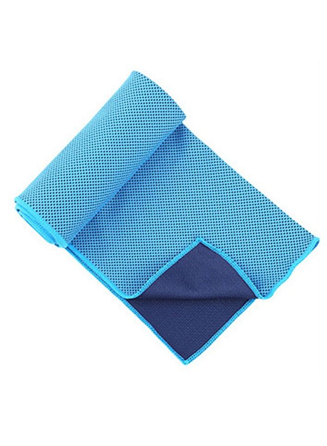 ZCM-HAPPY 2 Pieces Portable Sports Towel, Camping Towel, Cooling Effect, Quick Dry Sweat Absorbent Soft Towel (90x30CM)  - Image 2
