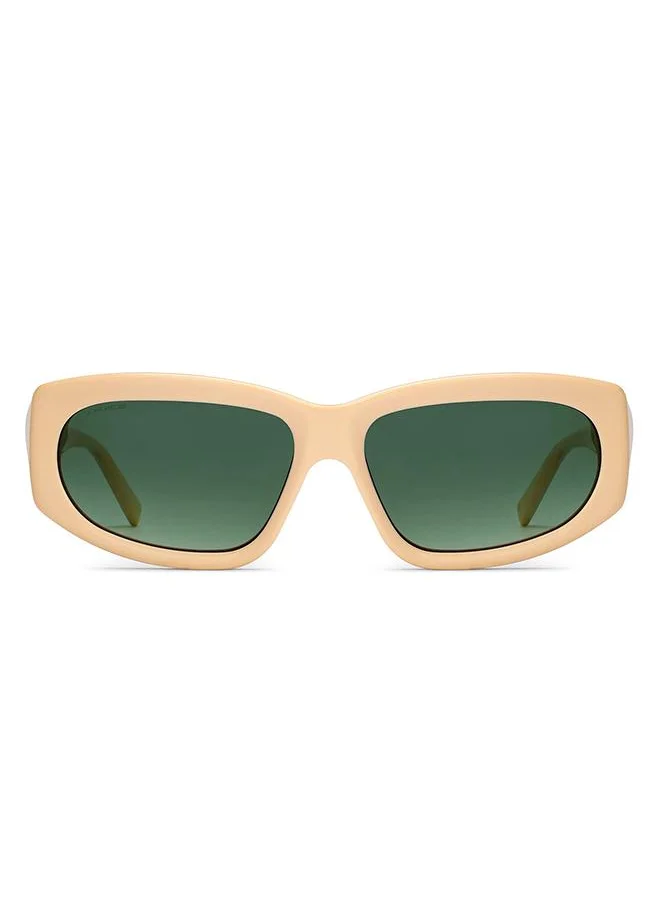 John Jacobs Full Rim Rectangular Stylish & Premium Sunglasses 100% UV Protected Unisex Extra Wide JJ S16446