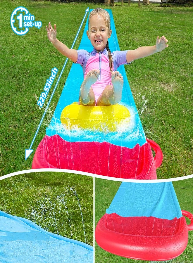 ELEMARA Inflatable Water Slide with 19.1ft Attachable Slide，Advanced Sprinklers for Bounce House with Bodyboard，Oversized Backyard Water Park for Kids, Outdoor Summer Fun - Image 3
