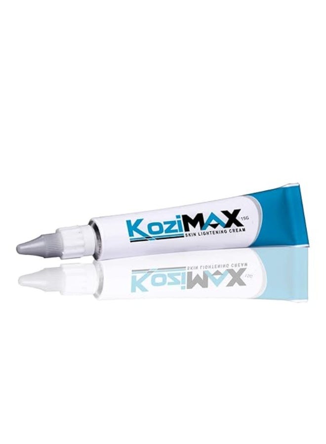 Kozimax Skin Cream (15g) | Helps Reduce Dark Spots, Pigmentation & Uneven Skin Tone | Lightweight, Fast Absorbing Formula | With Kojic Acid Dipalmitate, Vitamin C & Arbutin - Image 1