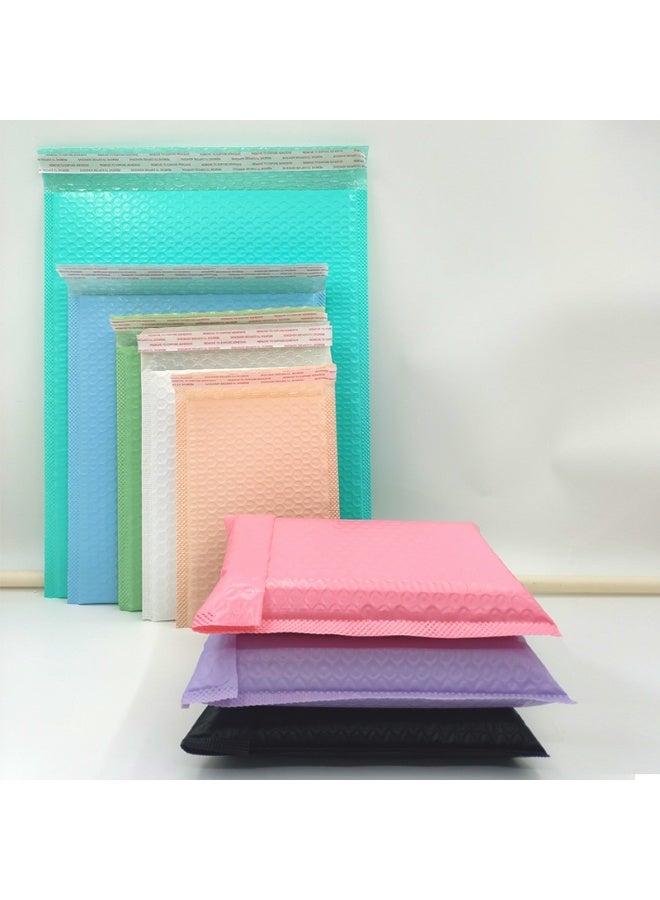 25pcs 8x9 inches, polyethylene bubble mailbox, padded envelope, self sealing transport bag, used for transportation, mailing, commercial packaging, pink - Image 5