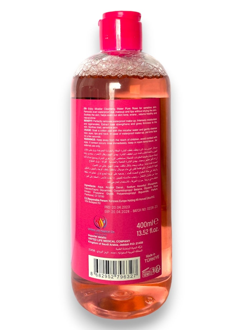 EN Joy Enjoy Micellar Cleansing Water with Rose 400 ml - Image 2
