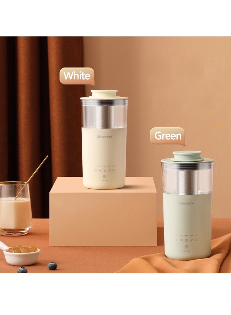 AROAQ 5 in 1 Electric Coffee Maker, 350ml Electric Milk Frother, Multifunction Portable Milk Tea Machine Milk Frother Automatic Tea Maker  - Image 2