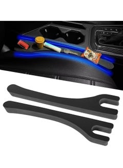 SYOSI Car Seat Gap Filler 2 Pack Car Seat Gap Filler Universal Organizer for Car SUV Truck Gap Filler for Car Seatill Gap in Between Seat and Console Prevent Things from Dropping Black  - Image 1