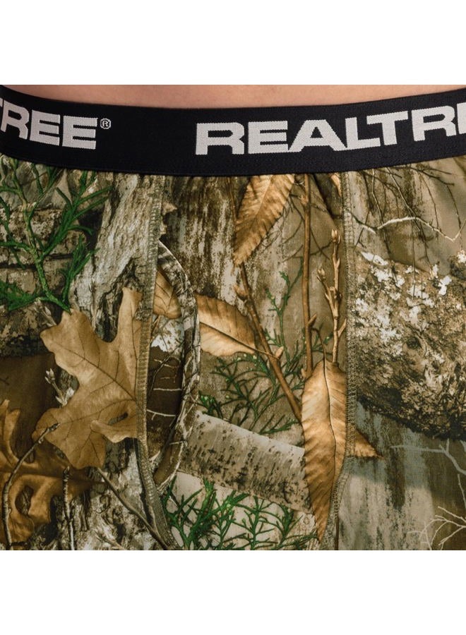 Realtree Men's Heavyweight Fleece Thermal Underwear Long Johns Bottom, Realtree Edge Camo, M - Image 3