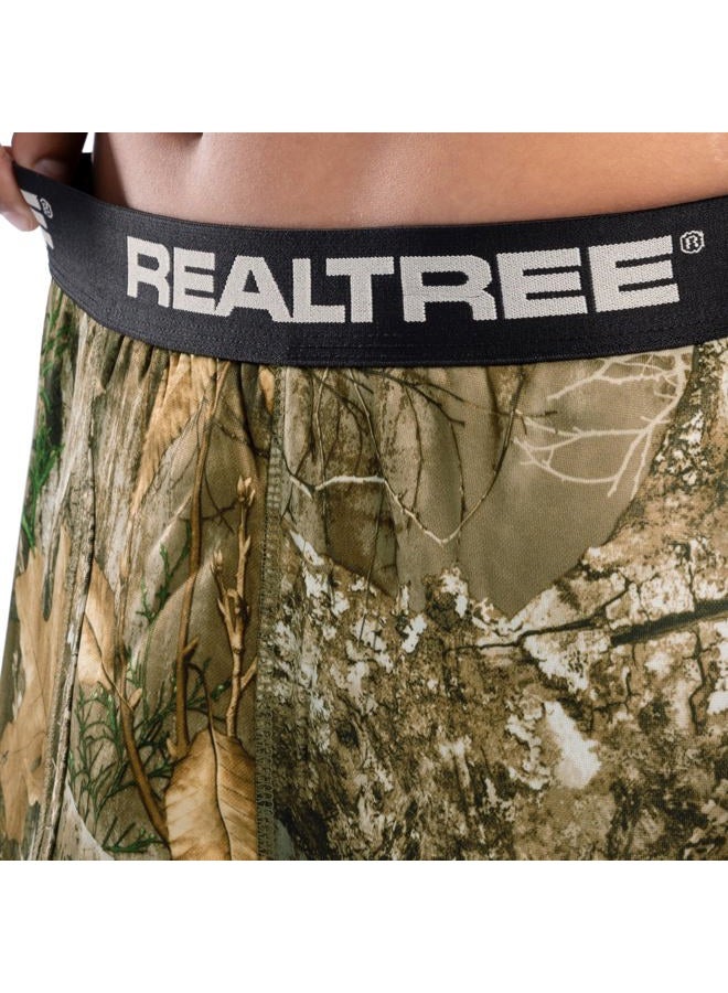 Realtree Men's Heavyweight Fleece Thermal Underwear Long Johns Bottom, Realtree Edge Camo, M - Image 2