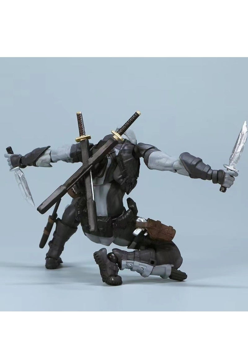 NIBEMINENT - Megahouse Marvel Deadpool 2.0 “Petty” (Exclusive Color) 025EX Revoltech Tech - Highly Poseable Action Figure - Image 1