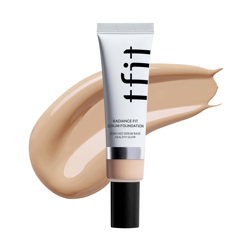 TFIT Radiance Fit Serum Foundation - Flawless Coverage, Dewy finish, Long-lasting, Lightweight, Korean Makeup,1.05 Oz. (C1.5 Lingerie, 1.05 Oz.) - Image 1