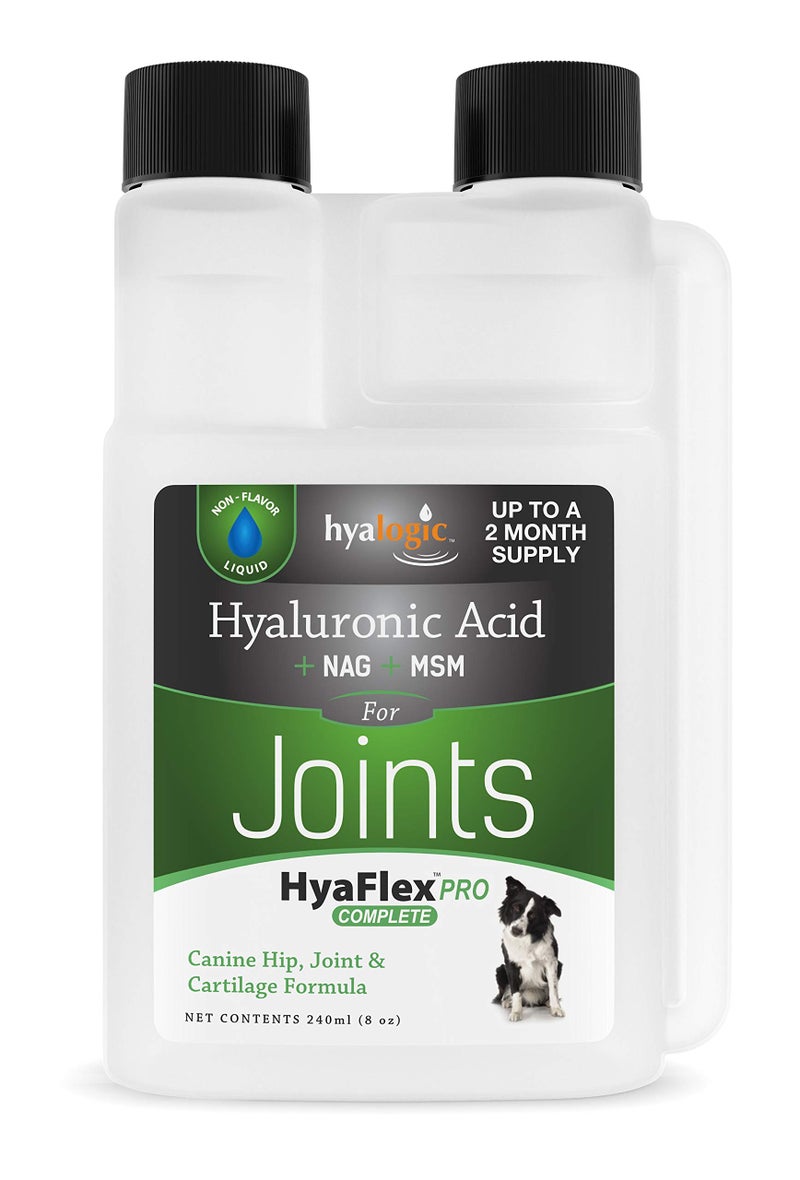 Hyalogic HyaFlex Pro-Complete Dog Joint Supplement, Canine Joint Support â€“ Hyaluronic Acid Joint Supplement for Dogs â€“w/Glucosamine MSM Supplement 30-60 Day Supply, Cartilage & Coat Supplement - Image 1