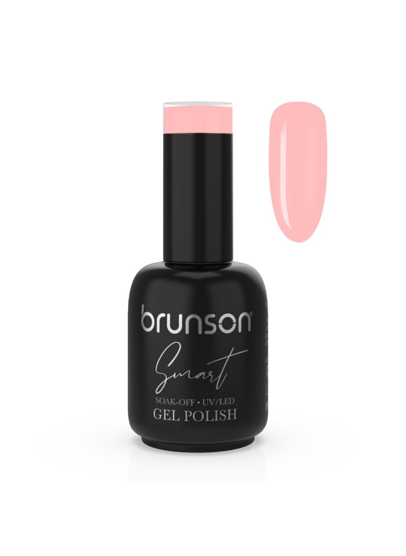brunson - Gel Nail Polish 15ml Smart Gel Nails Glossy Shine Finish Long Lasting Soak off UV LED Gel Polish for Nail Art French Manicure Pedicure Salon Quality Chip Resistant Gel Nail Extensions UV Gel BSM115 - Image 1