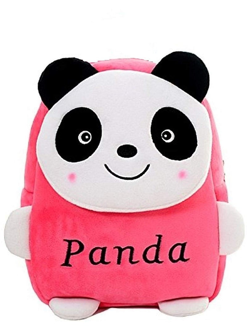 blue tree School Bag For Kids Soft Plush Backpack Combo Cartoon Bags Mini Travel Bag for for Girls Boys Toddler Baby (Full Body Elephant & Pink Panda) - Image 3