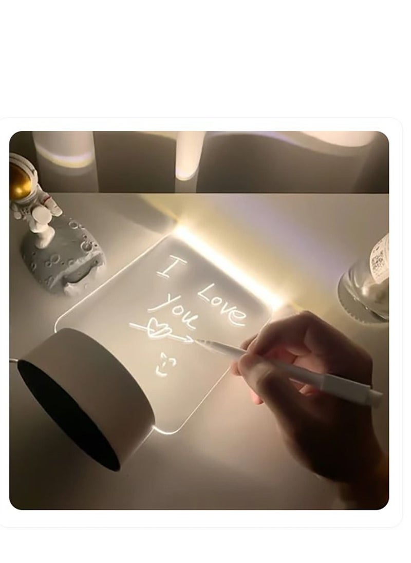 Generic - Acrylic DIY LED Creative Light Board Lamp with Pen - Image 1