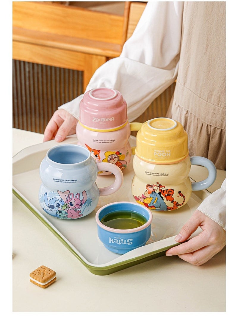 Stitch and Angel mug and cup inspired by Lilo & Stitch - Image 4