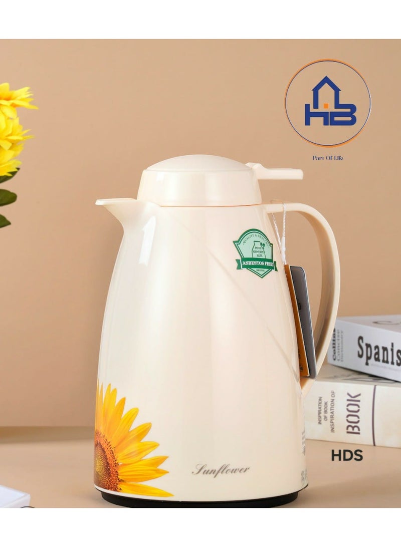 Lavin vaccum flask 1L/Elegant Thermos/Glass inner/Hot&Cold/HB