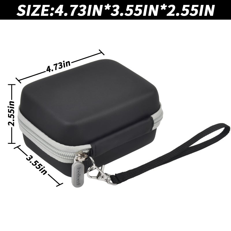 Boobowl Digital Camera Case Compatible with CAMKORY/for Lecnippy/for Lecran/for KODAK PIXPRO/for Qumcou/for WONNIE Point & Shoot Cameras, Small Compact Camera Pouch for SD Card Accessories (Black) - Image 5