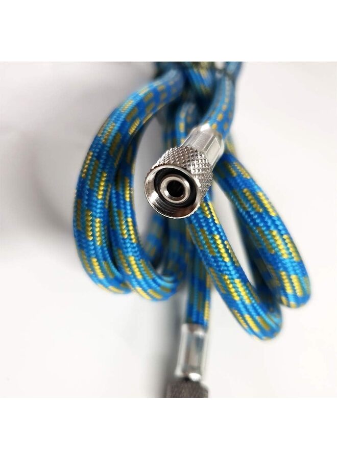 Air Compressor Hose 1/8 in x 10 ft, 300 PSI Heavy Duty Hybrid Air Hose with Quick Coupler and Plug Kit, Lightweight, Kink Resistant, All Weather Flexibility - Image 2