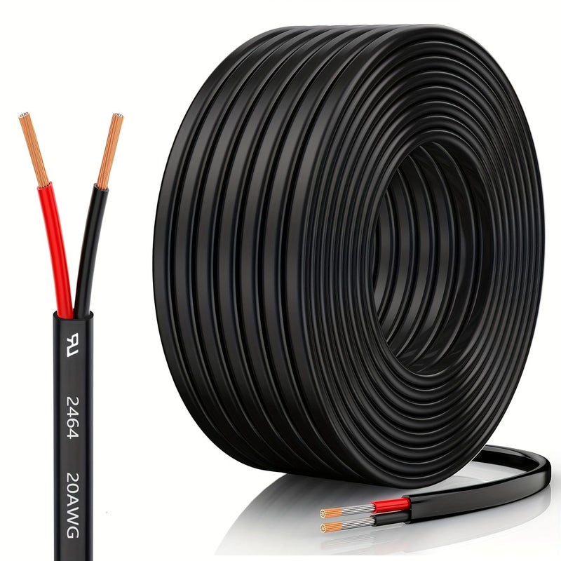 1. نوع 20 AWG 0.518 مم من الأسلاك الثقيلة المصنوعة من الألومنيوم المغلف بالنحاس CCA للتيار المستمر منخفض الجهد في السيارات والبحرية وإضاءة شرائط LED مقاس 362 بوصة - Image 1