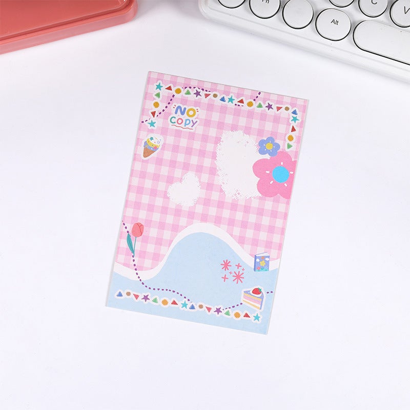 Yueshi New Ins Style Series Cartoon Card Packaging Material Hard Card Back Small Card Card Head Gift Card - Image 1