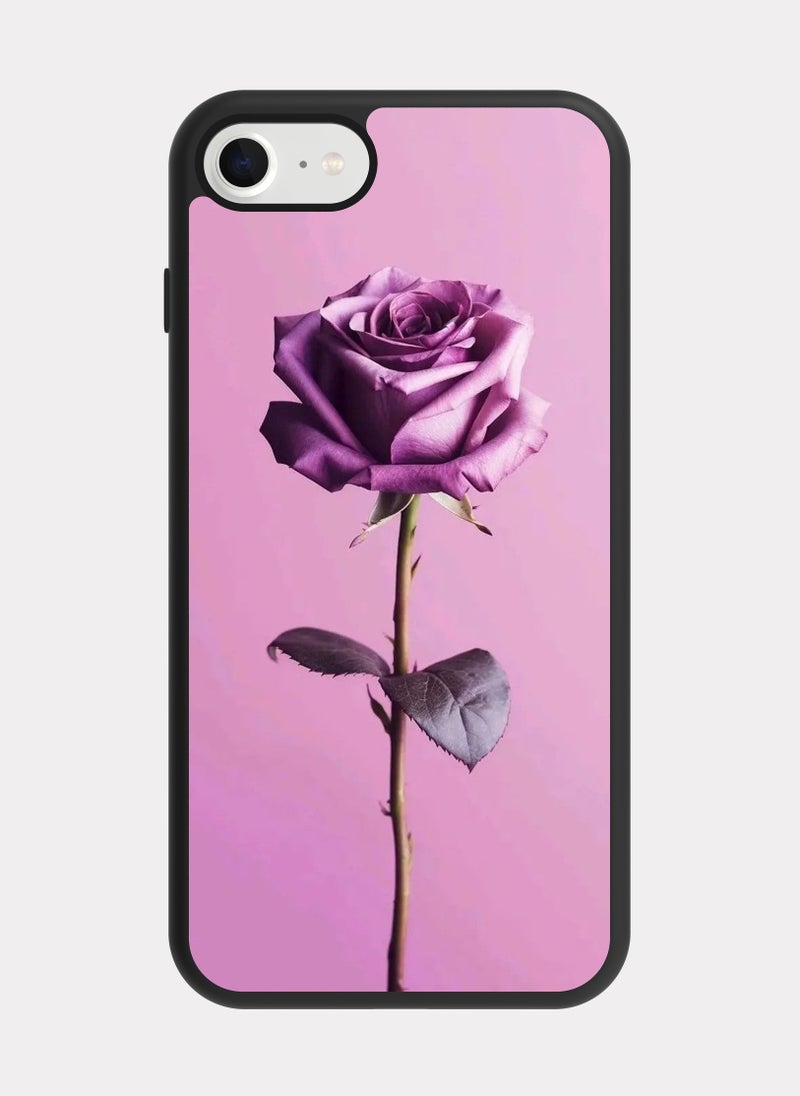 PXLAAT iPhone 8 case cover Purole Rose - Image 1