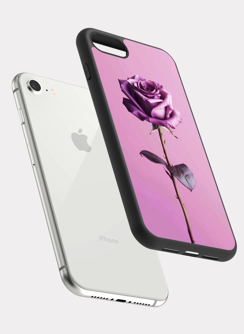 PXLAAT iPhone 8 case cover Purole Rose - Image 2