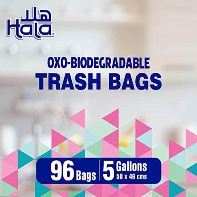 هلا أكياس قمامة قابلة للتحلل من هالا - 80 كيسًا - Image 4