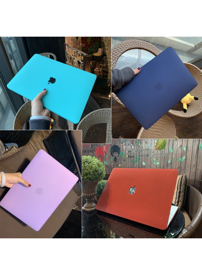 For M4 Apple Laptop Protective Case Frosted Crystal Case Macbookair Protective Case-Color:Hollow) Matte Solid Powder-Applicable Model:15.4 Pro Retina (A1398) - Image 3