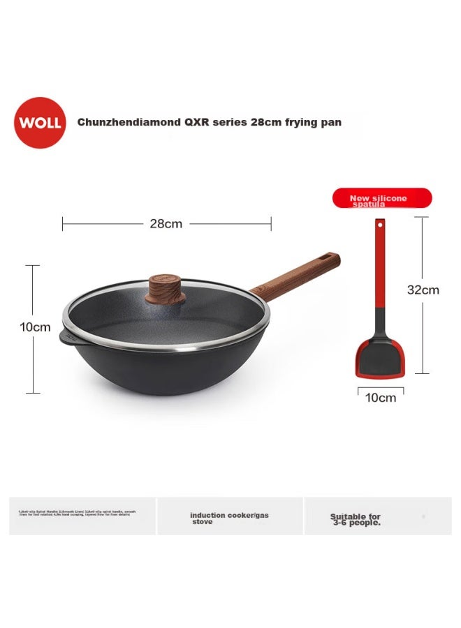 Woll German Imported Non-stick Wok, Uncoated, less, For Home Cooking, Compatible With Induction Cookers - Image 4