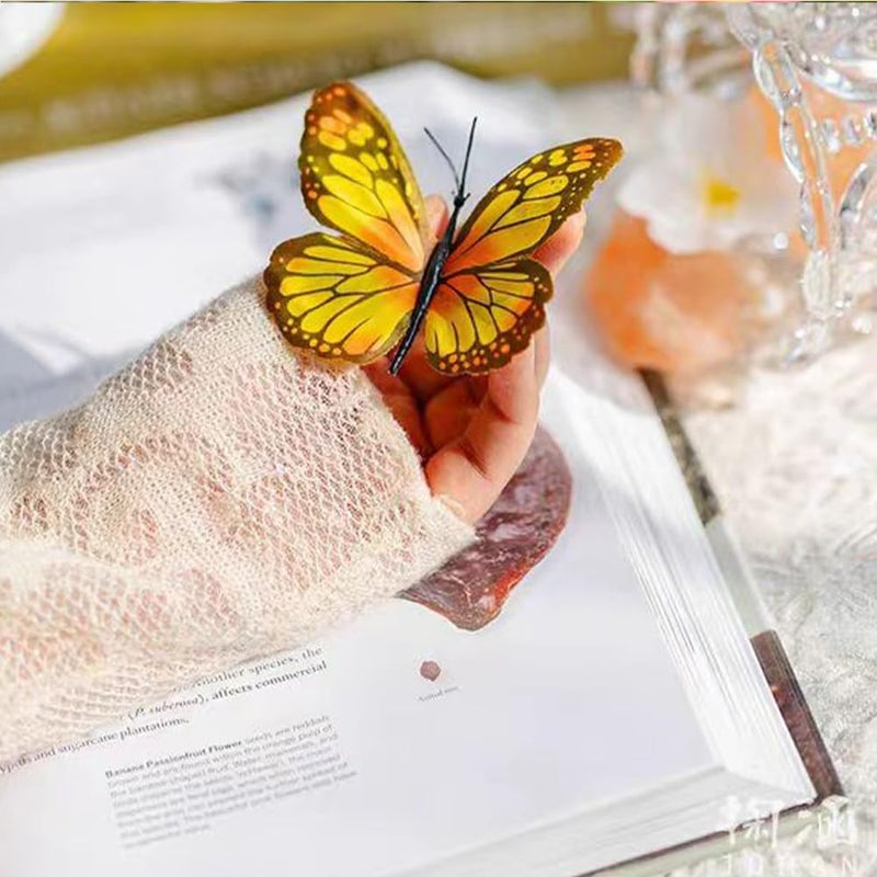 TaTalife Artificial Butterfly Branche, Simulation Branch Stems with Fake Butterfly Floral Arrangement for Vase Filling Home Office Party Decoration (Colour Mixture) - Image 5